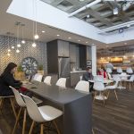 Group of people working daytime lounge area 150x150