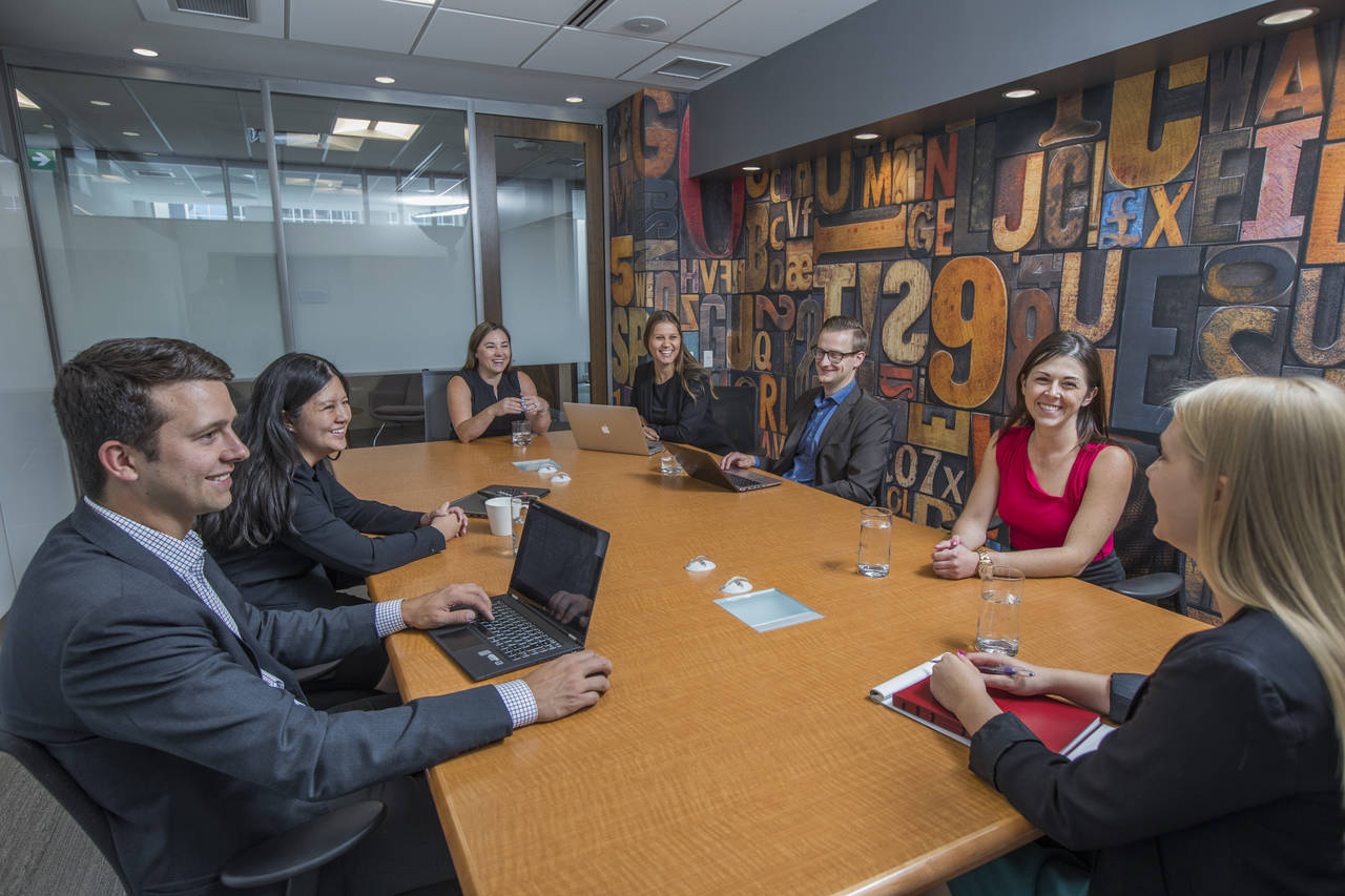 People working boardroom