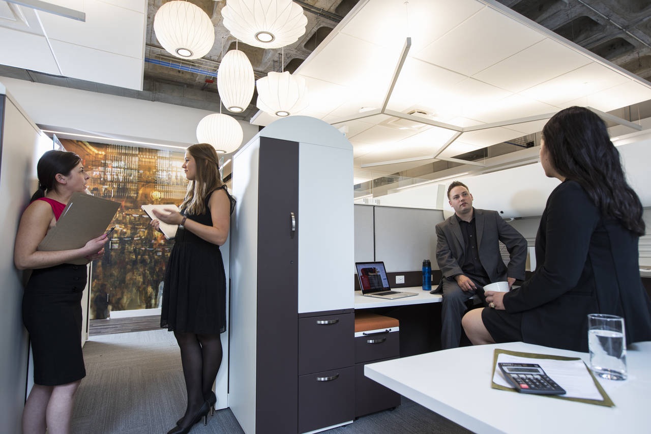 People working office meeting