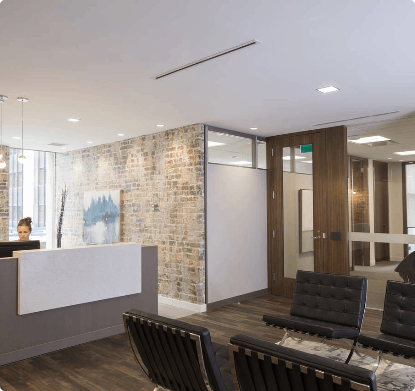 Woman working reception calgary